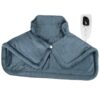 Weighted Heating Pad for Neck and Shoulders Electric Heat Pads for Back Pain Relief 6 Heat Settings 4 Timers Auto Off Gifts