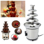Electric Melting Machine Fondue Pot Set for Chocolate Candy Ranch Nacho Cheese