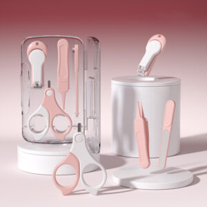 Baby Healthcare Kits Baby Nail Care Set Infant Finger Trimmer Scissors Nail Clippers Storage Box For Travel