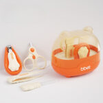 Baby Nail Manicure Pedicure Grooming Care Kit，Baby Nail Clipper, Scissor, Nail File And Tweezer for Newborn Kids