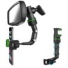 Rearview Mirror Phone Holder, 360° Rotatable and Retractable Car Phone Mount, Multifunctional Rear View Mirror Holder