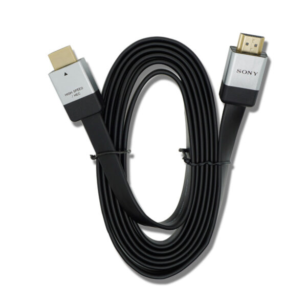 Flat wire aluminum head High Speed DMI Cable for Xiaomi Mi Box PS4 HDTV Splitter Gold Plated Port
