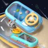 Electric Tabletop Game Dodge Racing Car Adventure Children's Steering Wheel Simulation Driving Benefit Intelligence Toy