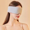Silk Sleeping Mask Eyepatch Blocking Light Eyemask Eyeshade Soft Padded Slaapmasker Travel Sleeping Aid for Sleep Patch