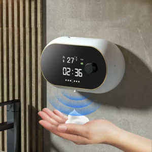Soap Dispenser Wall Mounted Induction Automatic Touchless Soap Dispenser USB Rechargeable Electric Soap Dispense