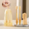 Baby Soft Bristle Toothbrush Silicone Tongue Brush Coating Cleaner Infant Toddle