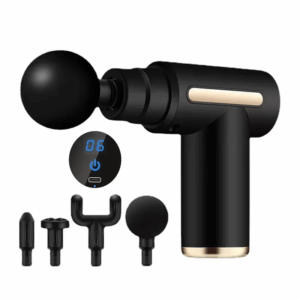 Portable Fascial Massage Gun Electric Muscle Massager Body Arm Leg Percussion Vibrator Relaxation Treatment  Heads