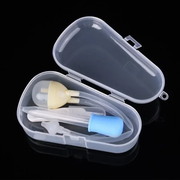 Baby Safety Nose Cleaner Kids Vacuum Suction Nasal Aspirator Set Infants Medicine Dropper Accessories Baby Care