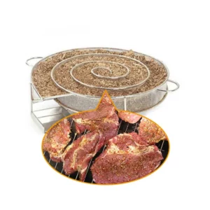 Stainless Steel Baking Dish Cookware Barbecue Kitchen Plate Accessories Tray For Food Grill Pan Outdoor BBQ Tools Smoked Basket
