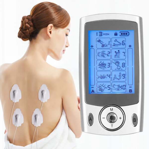Professional Muscle Stimulator Tens Machine 10 Modes EMS Physiotherapy Devices Back Neck Massage Body Relaxation Treatment