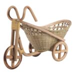 Bamboo Woven Bread Basket Snacks Container Food Display Basketry Kitchen Fruit Vegetables Egg Storage Tray Wicker Basket