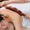 Massager for Body Natural Carbonized Wood Scraping Massage Stick Back Massager SPA Therapy Tool Point Treatment