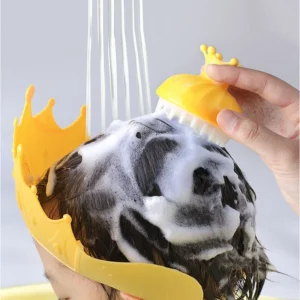 Baby Care Crown Baby Silicone Shampoo Brush To Remove Dandruff Newborn Bath Bath Mud Scrub Brush Baby Children's Massage Brush