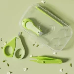 Baby Health Kits Nail Care Set for Kids Nail Clipper Scissors Nail Clippers Storage Box for Travel