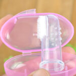 Baby Finger Toothbrush Soft Silicon Toothbrush Children Teeth Clear Infant Tooth Brush Newborn Oral Care Cleaning Brush