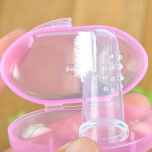 Baby Finger Toothbrush Soft Silicon Toothbrush Children Teeth Clear Infant Tooth Brush Newborn Oral Care Cleaning Brush