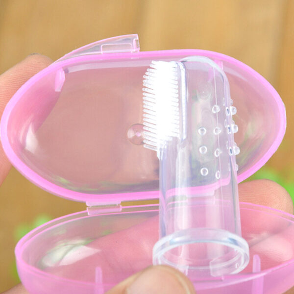 Baby Finger Toothbrush Soft Silicon Toothbrush Children Teeth Clear Infant Tooth Brush Newborn Oral Care Cleaning Brush