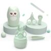 Nail Scissor Baby Nail Care Tool Kid Safe Portable Nail Clipper Trimmer Tweezer with Box Children Manicure Kit
