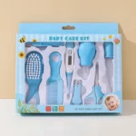 Baby Care Set Hair Comb Grooming Brush Set Nail Trimmer Scissors Clipper Hygiene Kit Healthcare Tools Sets for Toddler Gift