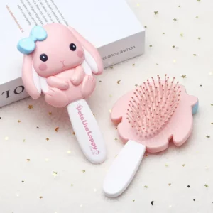 Mermaid Combs for Kids Cute Air Cushion Massage Comb for Girls ChildrenCartoon Rabbit Dress Up Make
