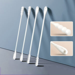 Baby Cotton Swabs Double-ended Sterile Cotton Swabs Spiral Head Ear And Nose Multifunctional Cleaning Stick
