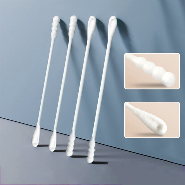Baby Cotton Swabs Double-ended Sterile Cotton Swabs Spiral Head Ear And Nose Multifunctional Cleaning Stick