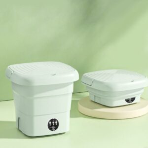 Small Folding Washing Machine Student Dormitory Underwear Socks Mini Cleaning Machine Portable Laundry Bucket Washing Machine