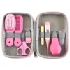 Baby Care Bag Eight-piece Set Baby Nasal Aspirator Nail Scissors Cartoon Set Daily Cleaning Supplies Care Bag