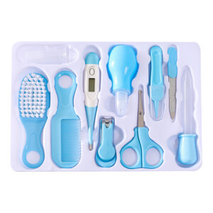 Infant Care Set Baby Nail Clippers Thermometer Toothbrush Care Tools Comb Brush Essential Healthcare Kits for Kids