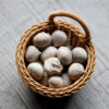 Rattan Straw Basket Storage Basket PP Weaving Plastic Portable Brown Imitation Rattan Placing Flowers And Plants