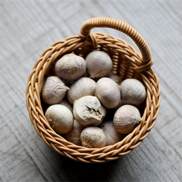 Rattan Straw Basket Storage Basket PP Weaving Plastic Portable Brown Imitation Rattan Placing Flowers And Plants