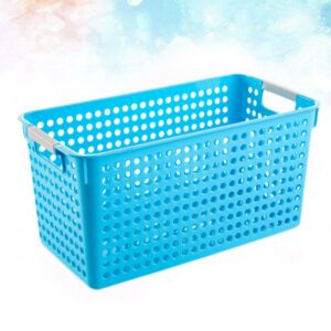 Plastic PP Rectangular Storage Basket Desktop Storage Basket Kindergarten Toy Storage Frame Wholesale storage baskets basket