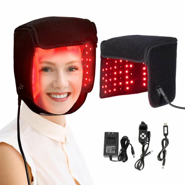 Led Red Light Therapy Cap Near-Infrared Light Treatment Cap Hair Growth Cap Therapy Hair Loss Seborrheic Alopecia