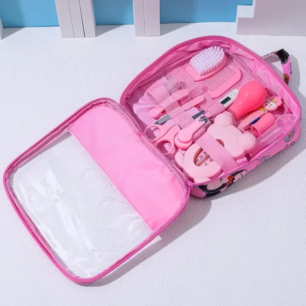 Baby Care Kit Newborn Baby Kids Nail Hair Health Care Thermometer Grooming Brush Kit Clipper Scissor Kid Toiletries
