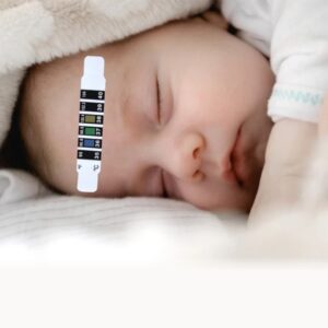Forehead Thermometer Strips for Infants Babies Kids Adults Checking Fever Temp Reusable Travel Thermometers