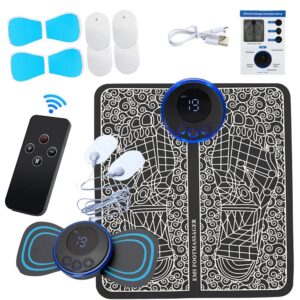 Rechargeable Foot Massager Set Electric Foot Massage Mat Portable Abd Stimulator Leg Slimming And Shaping Relaxation Treatment