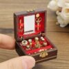 Dollhouse Miniatures Jewelry Box /Doll House Accessory Room Decor
