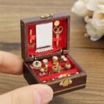 Dollhouse Miniatures Jewelry Box /Doll House Accessory Room Decor