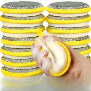 Double Side Dishwashing Sponge Household Thickened Cleaning Brush Pan Pot Dish Washing Sponges Kitchen Accessories Tools