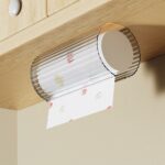 Toilet Tissue Roll Holder Minimalist Toilet Roll Paper Holder Transparent Space Saving Kitchen Towel Box Container Organizer