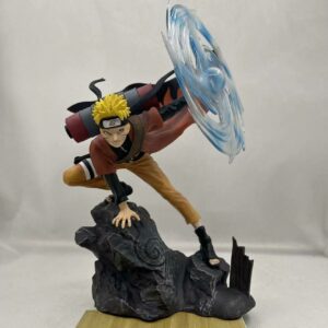 Cartoon Anime Sasuke Oversized Naruto GK Spiral Maru Figure Fairy Scene Model Ornament Action Figure Kawaii Toys Collection Gift