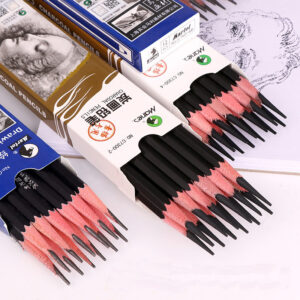 Maries Professional Sketch Pencils Drawing  Hard Medium Soft Charcoal Art Stationery