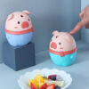 Piggy Toothpick Box Automatically Pops Up Creative Plastic Toothpick Holder Cute Home Living Room Press Type Toothpick Can