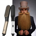 Men'S Beard Straightener Portable Fast Heating Beard Straightener Salon Professional Men'S Styling Tool