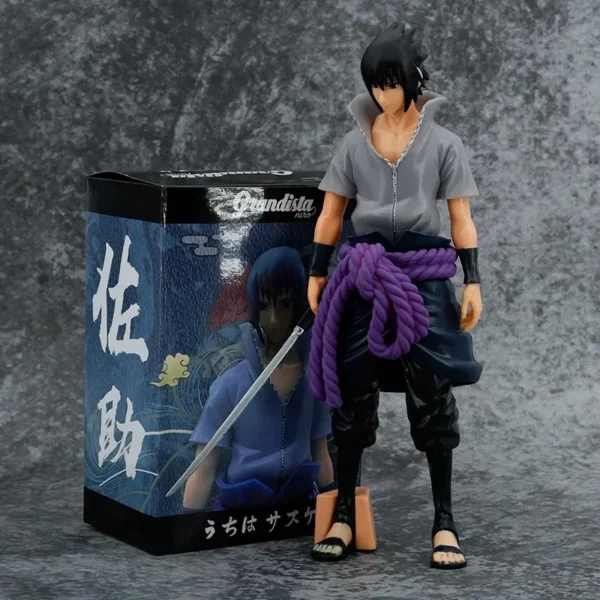 Anime Naruto Shippuden Figurine Uchiha Sasuke PVC Action Figure NERO Collection Model Doll Desktop Decor Toy Gift