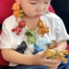 Finger Dinosaur Anime Action Figures Toy Funny Dino Eggs Interactive Biting Hand Creative Tricky Tyrannosaurus Model Toy