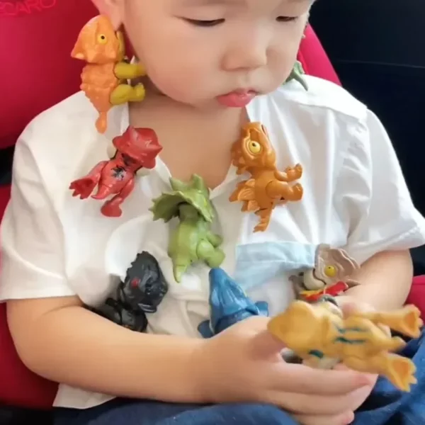 Finger Dinosaur Anime Action Figures Toy Funny Dino Eggs Interactive Biting Hand Creative Tricky Tyrannosaurus Model Toy