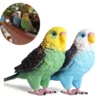 Simulation Parrot Miniature Landscape Ornament Parakeet Model Lawn Figurine Artificial Bird Home Decorative Figures Bird Decor