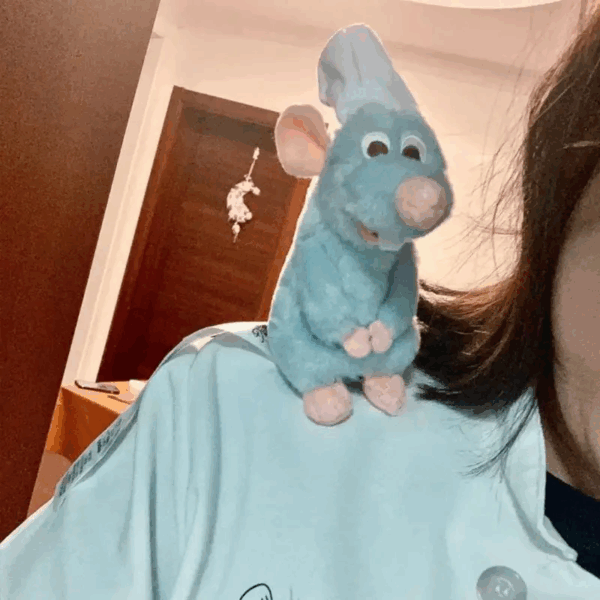 Disney Ratatouille Hairband Hairpin Plush Doll Decoration Handmade Headband French Food Story