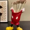 Disney Mickey And Minnie Cute Makeup Brush Storage Box Student Pen Holder Office Living Room